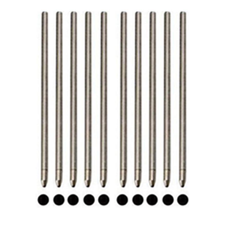 5/10/50 PCS 67mm Pen Refill Metal Ballpoint Pen Refills Office School Supplies Stationery Gifts Blue Black Pen Refills