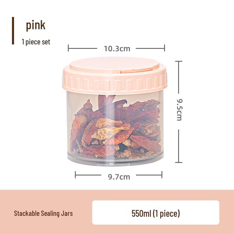 

Plastic Food Storage Jars with Screw Lids