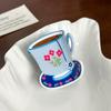 And Sweet Adorable Dopamine Hair Clip With Coffee Cup Design For Women Stylish