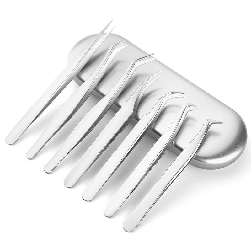 Goldfeder Falsche Wimpern Pinzetten Set - Grafting & Curling Beauty Tools
