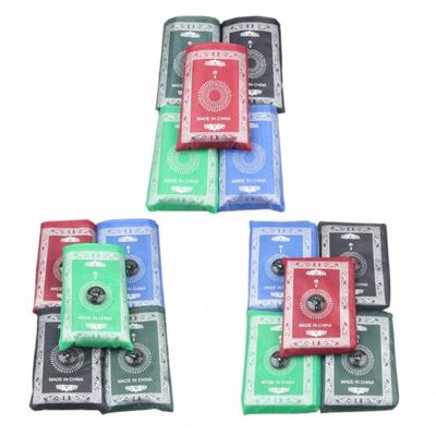 5 stuks Islamitische Reispriemmat Set Optioneel Kompas Waterdichte Polyester Gebedsmat Met Grote Draagtas 60x100cm