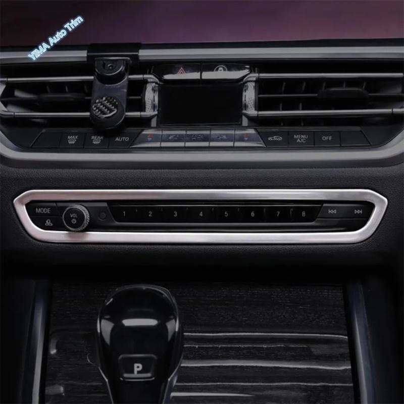 Inner Door Handle Bowl / Window Lift Button / Central Control Dashboard Accessories Cover Trim For BMW 3 Series G20 - 2024