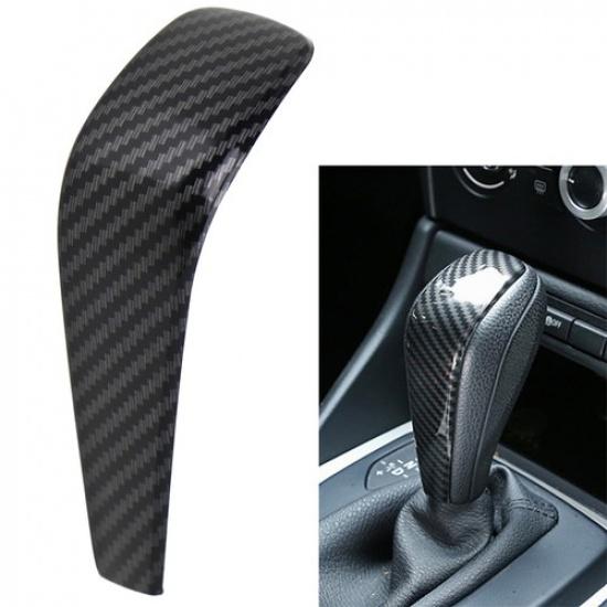 For BMW 3 Series E84 X1 E87 1 Series E90 E92 Carbon Fiber Shift Knob Cover Shell