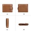 Anti Theft Brush Genuine Soft Retro Wallet Men's Top Layer Cowhide High-end Leather Multifunctional