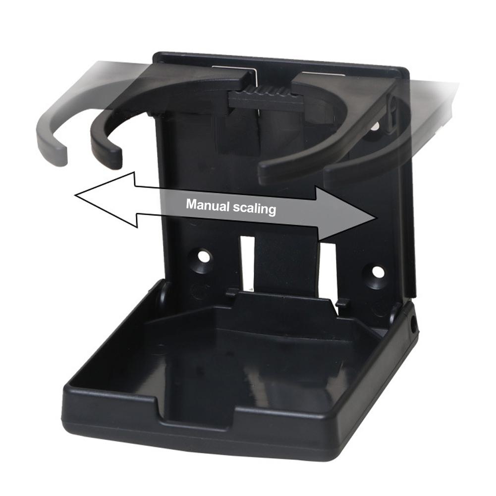Car Folding Cup Holder Drink Holder Water Bottle Holder Front Cup Holder Stand for Car Boat Truck Yacht SUV RV Van Cup Tray