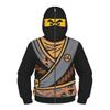 Boys Spring Autumn Spider Series 3D Digital Print Kids Roleplay Masked Long Sleeve Hooded Sweatshirt Kids