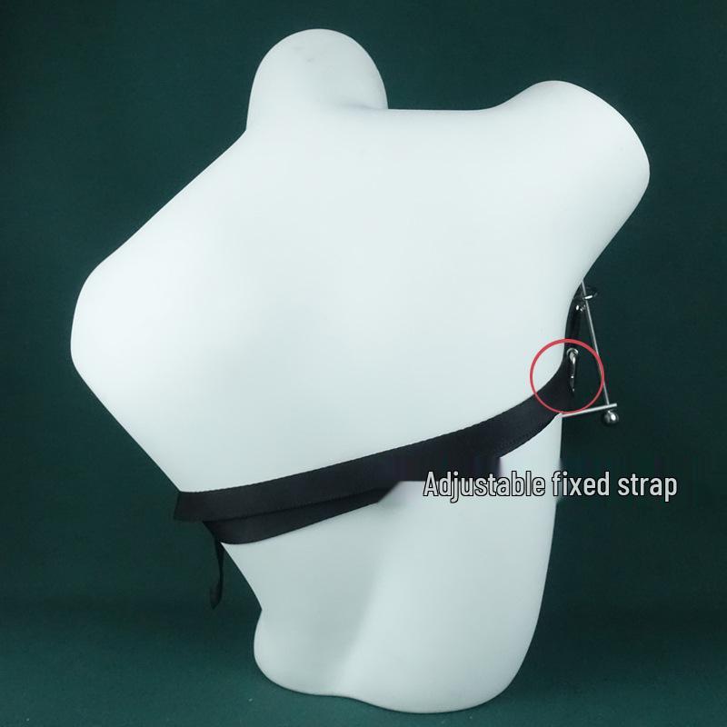 Metal Erotic Breast Pump & Squeeze Toy - Heavy-Duty, Large-Scale Female Torture Instrument