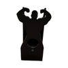 Creative Fitness Styling Wine Rack Acrylic Storage Shelf Display Stand Strong Man Design Bottle Wine Holders For Home Kitchen