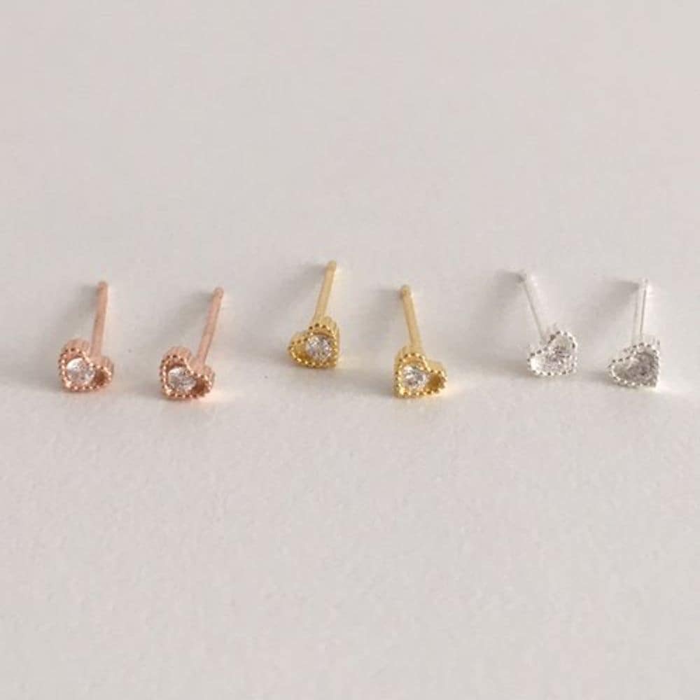 (Silver925) Little Love Earring