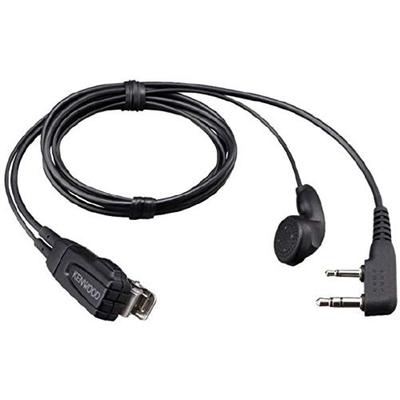 Microfone de clipe JVC Kenwood Demitos com fone de ouvido EMC-3A