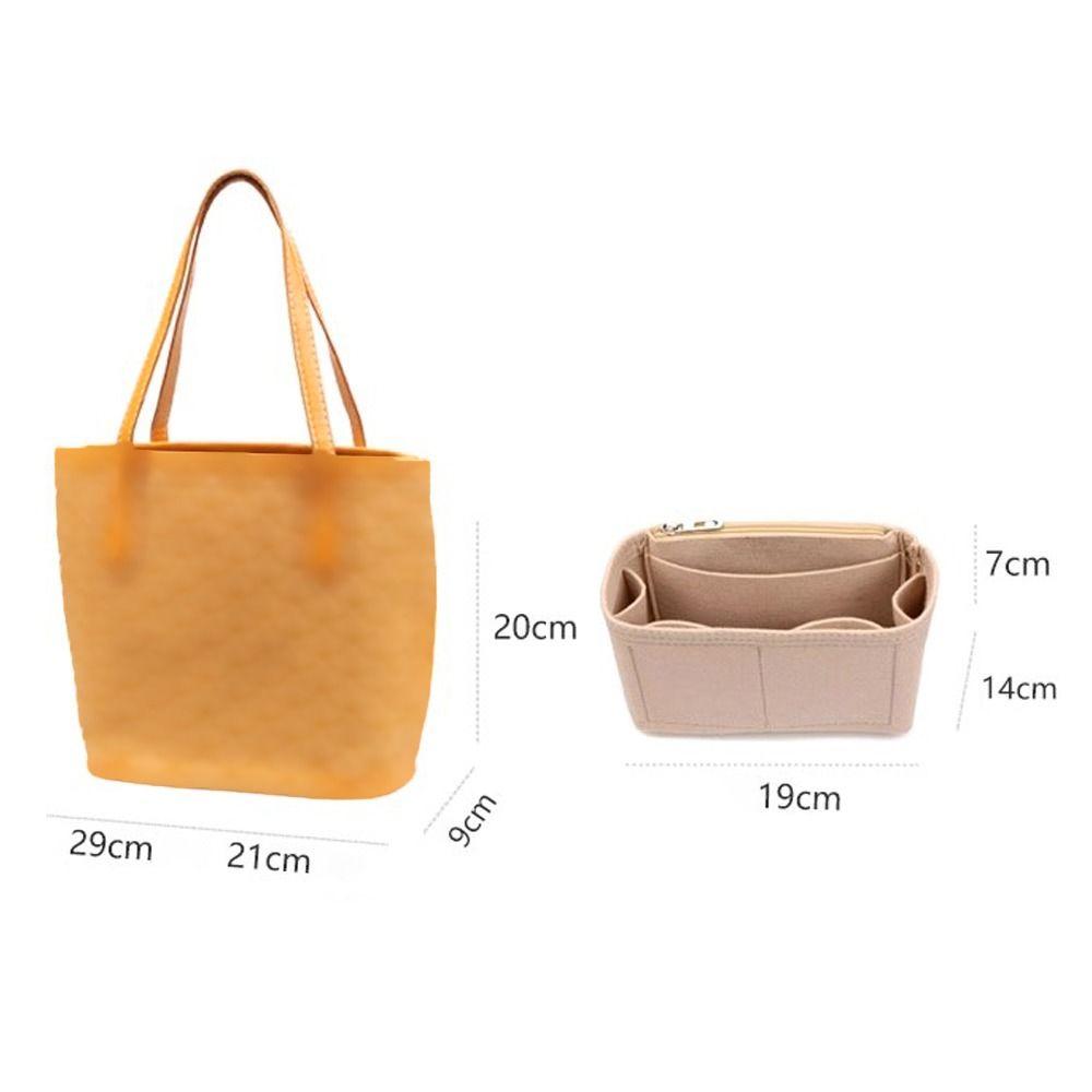 Felt Insert Liner Makeup Organiser Pouch Handbag Tote Bag Internal Bag Cosmetic Storage Bag