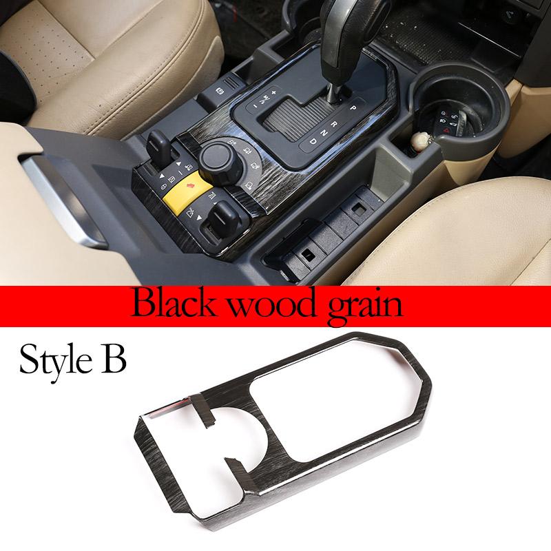 Car Center Control Shift Panel Frame Decorative Sticker For Land Rover Discovery 3 LR3 2004-2009 Car Interior Accessories
