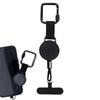 Retractable Anti-Theft Phone Holder Cellphone Safety Tether with Belt Clip Smartphone Lanyard Strap for Travel Outdoor Hiking