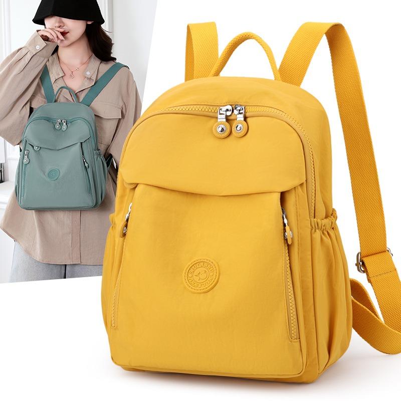 Commuter Simple Backpack New Large-capacity Casual Nylon Fashion Schoolbag Lightweight Personalized Backpack