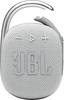 JBL CLIP4 Bluetooth Speaker, USB C Charging, IP67 Dustproof and Waterproof, with Passive Radiator, Portable, 2021 Model, White (JBLCLIP4WHT)
