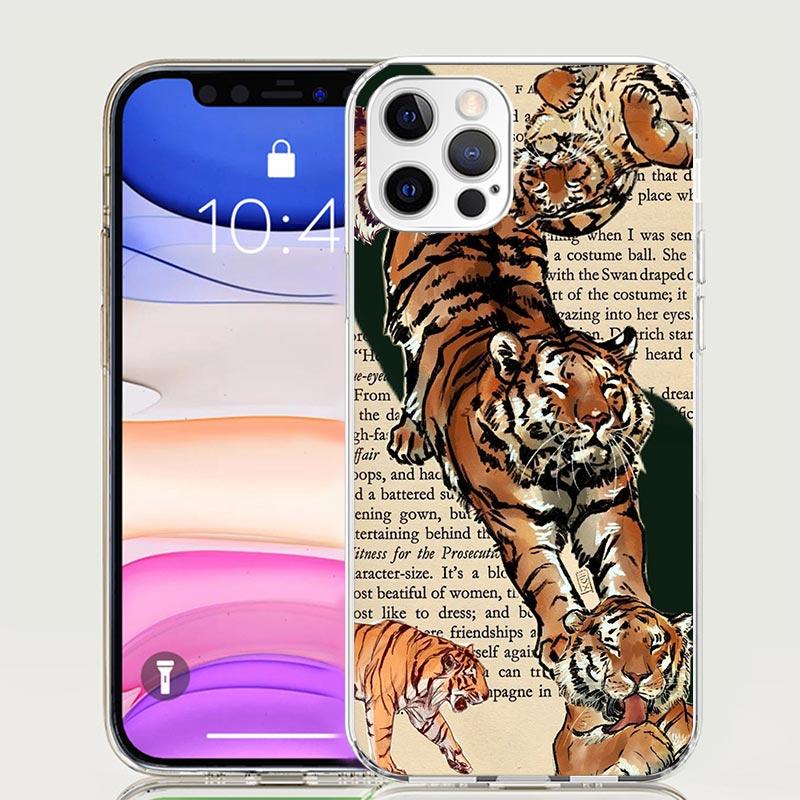 

Superior Tiger Pattern Art Phone Case For iPhone 17 Air 16 15 Plus 11 14 Pro Max 13 Mini 12 7 8 + SE Pattern Art Customized Cove iPhone 14 Plus
