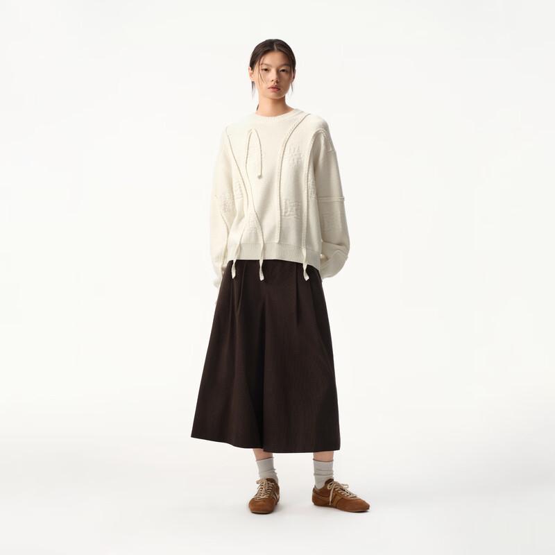 Broadcast Women's Irregular Tassel Knit Sweater