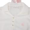 FAIRLIAR GOLF Scarf Set Open-Neck Sleeve T-Shirt (White)