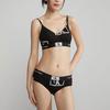 Calvin Klein CK96 Series Small Square Letter Logo Trim Wireless Bra Women Underwear Black White QF7218-ACH