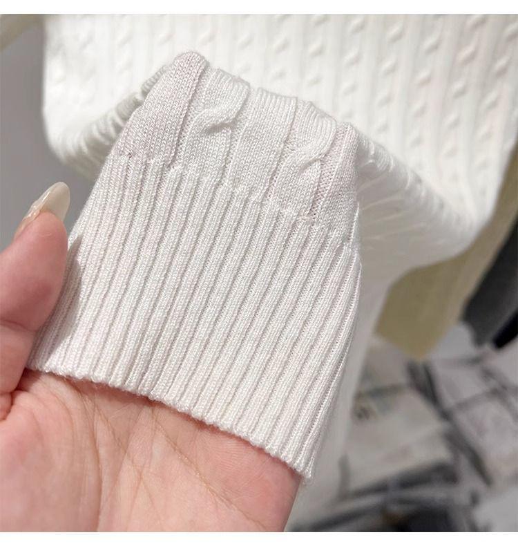 Women's Soft Knit Royal Blue Crew Neck Short Sleeve Sweater - Stylish & Slim Fit, 2025 Spring/Summer Korean Fashion