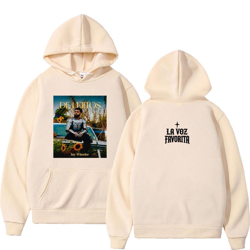 Unisex Woman'sJay Wheeler La Voz Favorita Album World Tour Hoodie Men Women Harajuku Hip Hop Fashion Sweatshirts Casual Cozy Oversized Hoodies