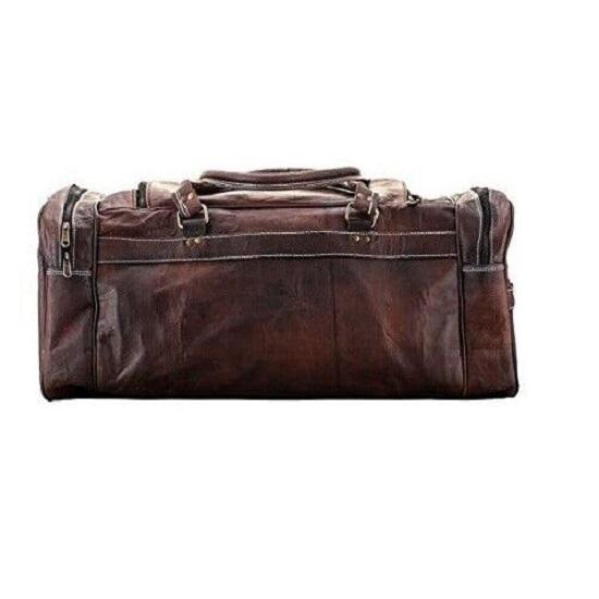 Leder Messenger Reisegepäck Duffel Overnight Weekender Duffel Bag