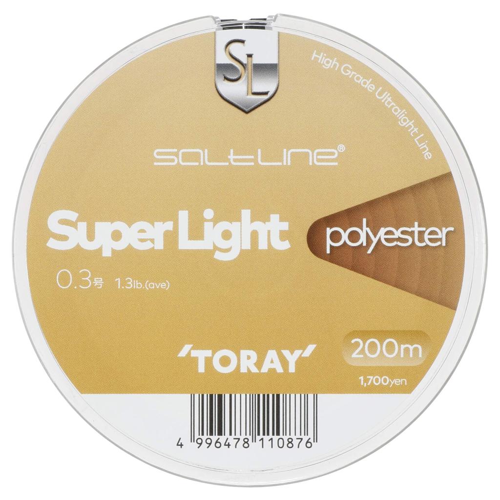 TORAY Linea Linea da Pesca Super Leggera Poliestere No. 0.3 (1,3 libbre)