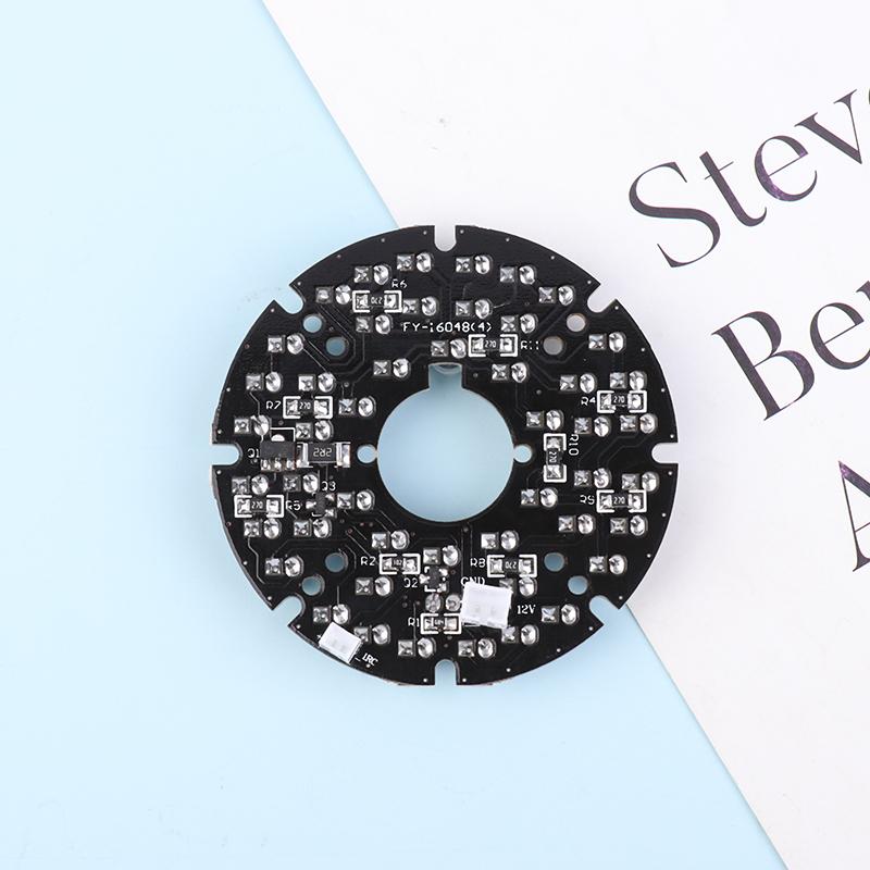 48Pcs-Led 850Nm Illuminator Ir Infrared Board Night Vision Light Lamp For 50 Cctv Surveillance Camera Housing Diameter 60Mm