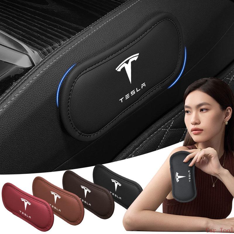 Car Pillow Car Knee Pad Elastic Memory Foam Leg Pad Styling for Tesla Coil Mod WYE K80 Model 3 S X 2022 Style Wheel Center Caps