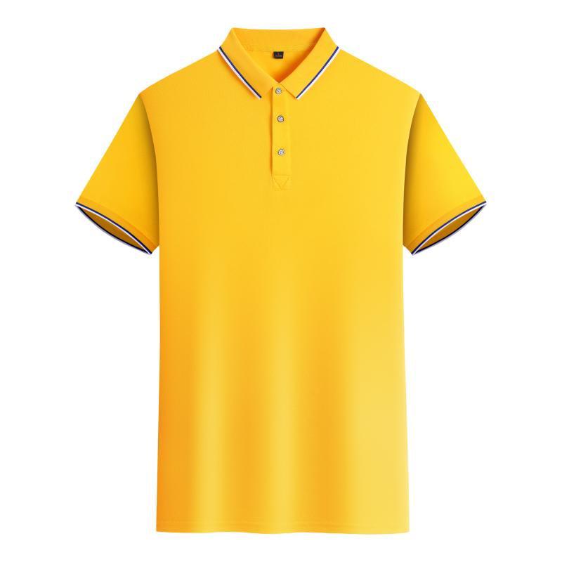 Unisex Summer Short-Sleeved Polo Shirts: Ideal for Work Uniforms, Group Events, DIY Customization & Everyday Wear.