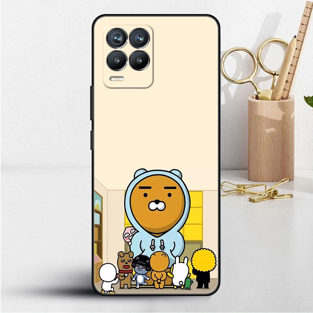 Kakao Friends Hülle für Realme 8 C21y GT Neo 2 3 8i C21 7 C11 6 C12 C35 C3 GT 9 Pro C12 Master Funda Telefonabdeckung