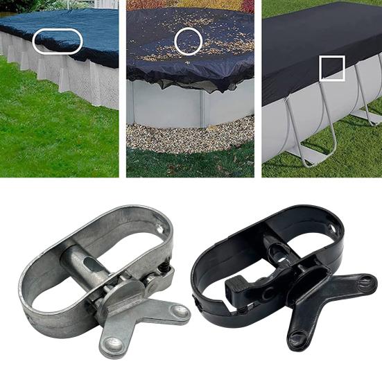 

2 шт. Крышка для бассейна Лебедка Сверхпрочная из цинкового сплава Зимняя Надземная Круглая
