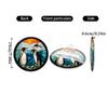 Stained Glass Window Hanging Puzzle Pendants Garden Kitchen Sunroom Home Décor