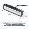 18W 12V LED Car Work Light 6 LED High Bright Car Spotlight Universal Water Proof Driving Fog Headlights Offroad Automobile Truck