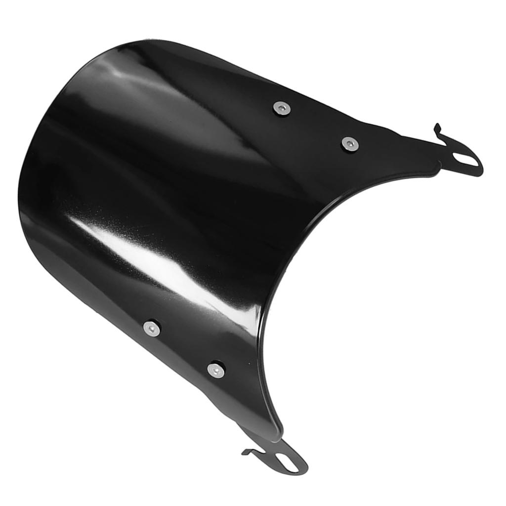 Universal Motorcycle Windshield Wind Deflector Windscreen Front Flyscreens for Motorbike 4"-7" LED Headlight