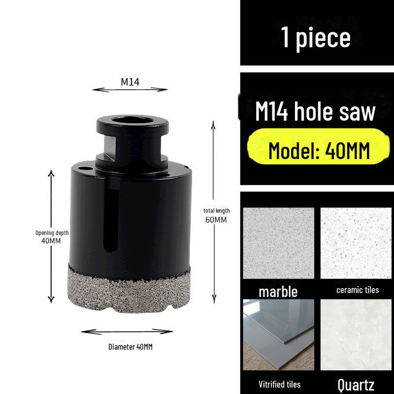 Diamond Marble Angle Grinder Drill Hole Expander for M14 Quartz Granite Tile Stone