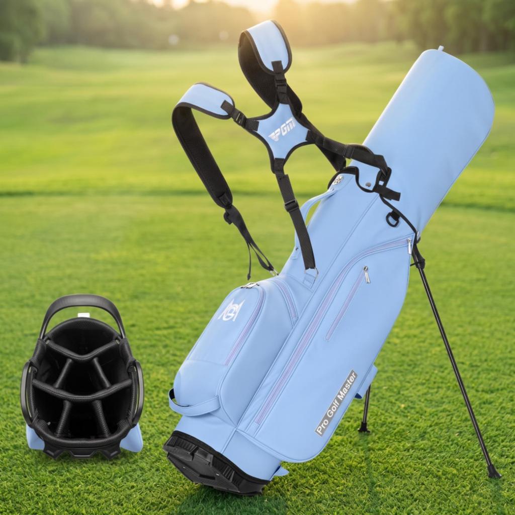 Golf Stand Bag Seven-Compartment with Double Strap for Walking