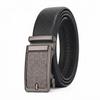 Men's Genuine Leather Belt with High-end Automatic Buckle - Premium Cowhide for Middle-aged and Young Adults