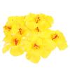 10Pcs Fake Hibiscus Flowers Eva Material Realistic Tropical Faux Flowers for Photography Props DIY Accessories Party Decor