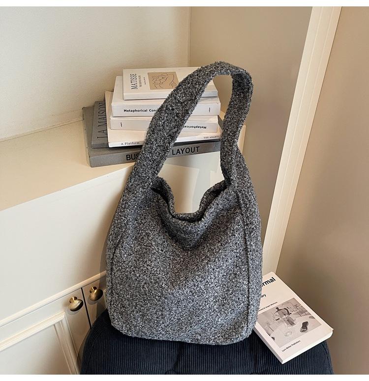Fashion autumn and winter large-capacity mother and child tote bag women's versatile texture casual cloth bag