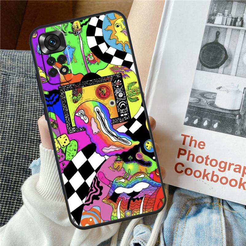 Indie Hippie Art For Xiaomi Redmi Note 13 Pro 9 10 11 12 14 Pro 11S 12S Phone Case For Redmi 12C 13C 14C 10C