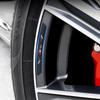 4Pcs Aluminum Car Wheel Hub Badge Sticker Tire Rim Decor Decal For Audi C5 C6 C7 A4 B6 B8 B7 A6 A3 A5 Q3 Q5 Q7 8P  S3 S5 S1 S4 S2 RS3 RS4 RS5 RS6 RS8
