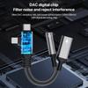 L-Shaped iP/USB-C to 3.5mm Female + Type-C Charging Cable Audio Charging Adapter