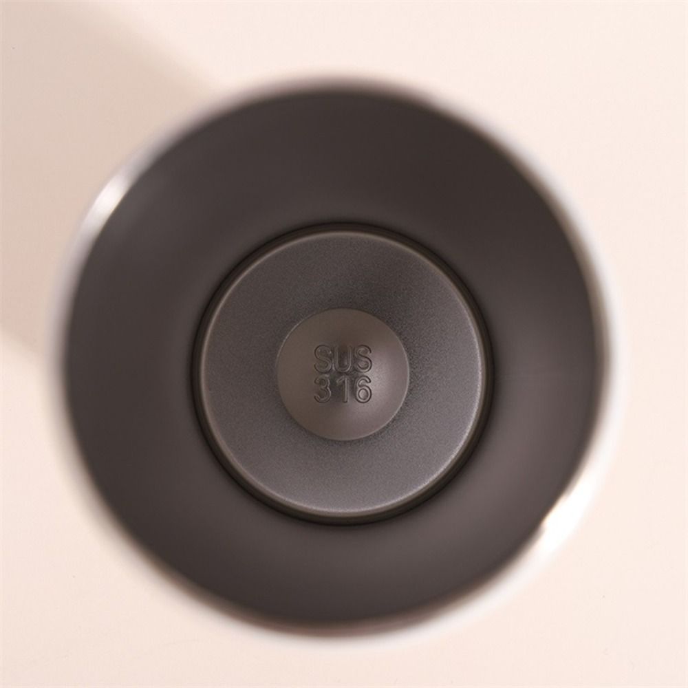 Large Capacity 316 Stainless Steel Cup With Strap Vacuum Flask Leakproof Water Bottle  Office Use