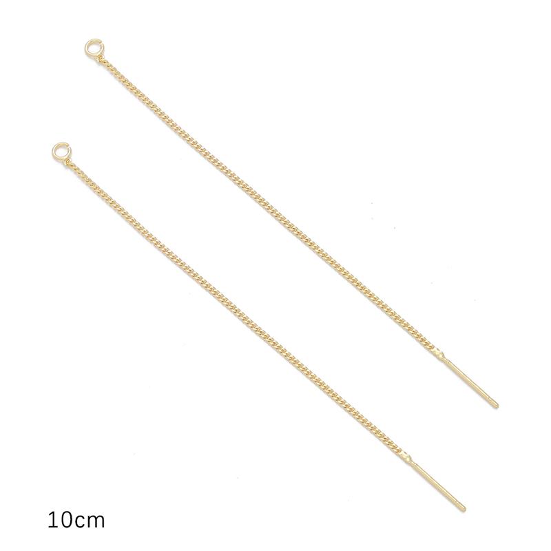 

2шт медная цепочка для DIY ожерелье браслет серьги ювелирные изделия аксессуары для рукоделия style 01 золотой