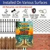 2D Flat - 1pc Ideal for Decorating Your Space, This AluminuSign Features a Relaxing Tropical Beach Scene with Palm Trees And Adirondack Chairs