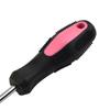 Ergonomic Red Screwdriver with Magnetic Bit Holder and 1/4 Inch Hex Drive