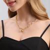 Europe, America, Punk Simple Return Chain Geometric Ball Pendant Necklace Women's Temperament Collarbone Chain Versatile
