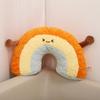 Starry Sky Plush Cushion: Sun, Moon, Rainbow, Stars & Clouds Sofa Back Pillow Doll.