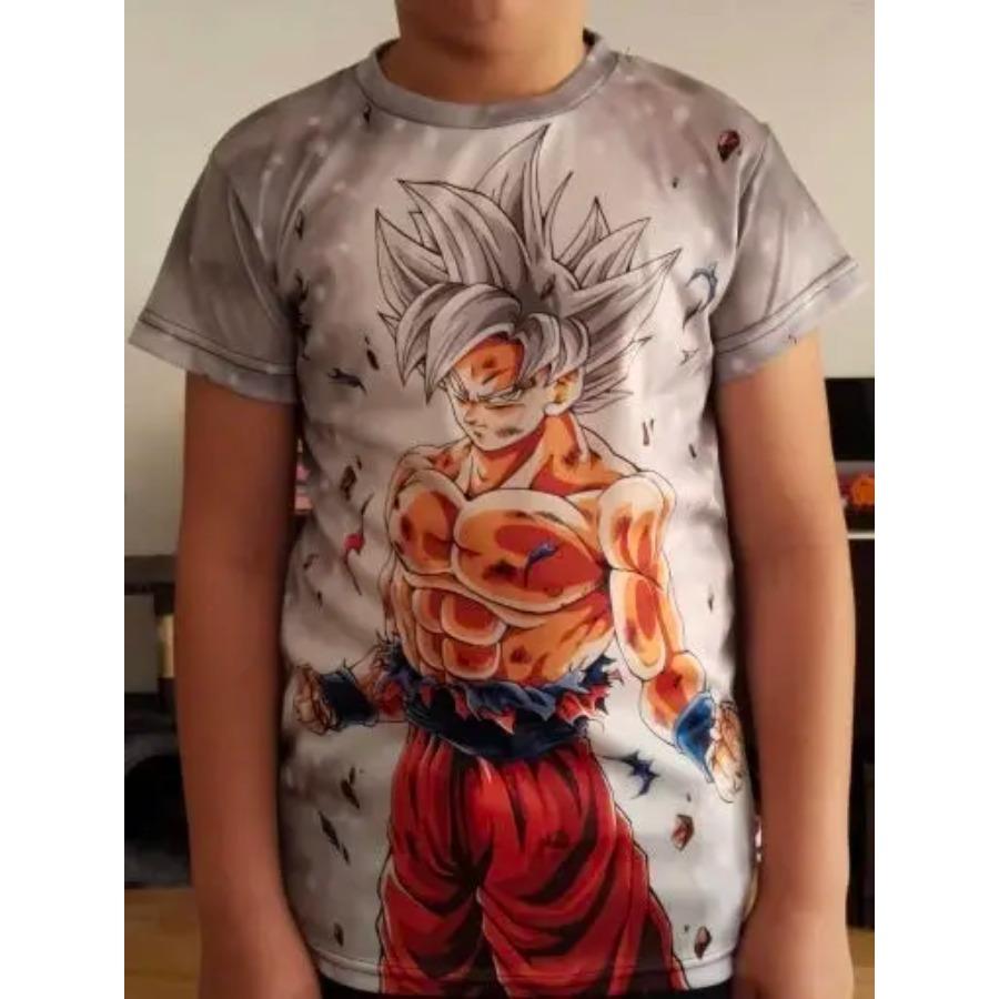 Boys Girls T-shirts Kids Cartoon Anime Graphic Print 3D Short Sleeve T Shirt Tops Tees Children Clothes